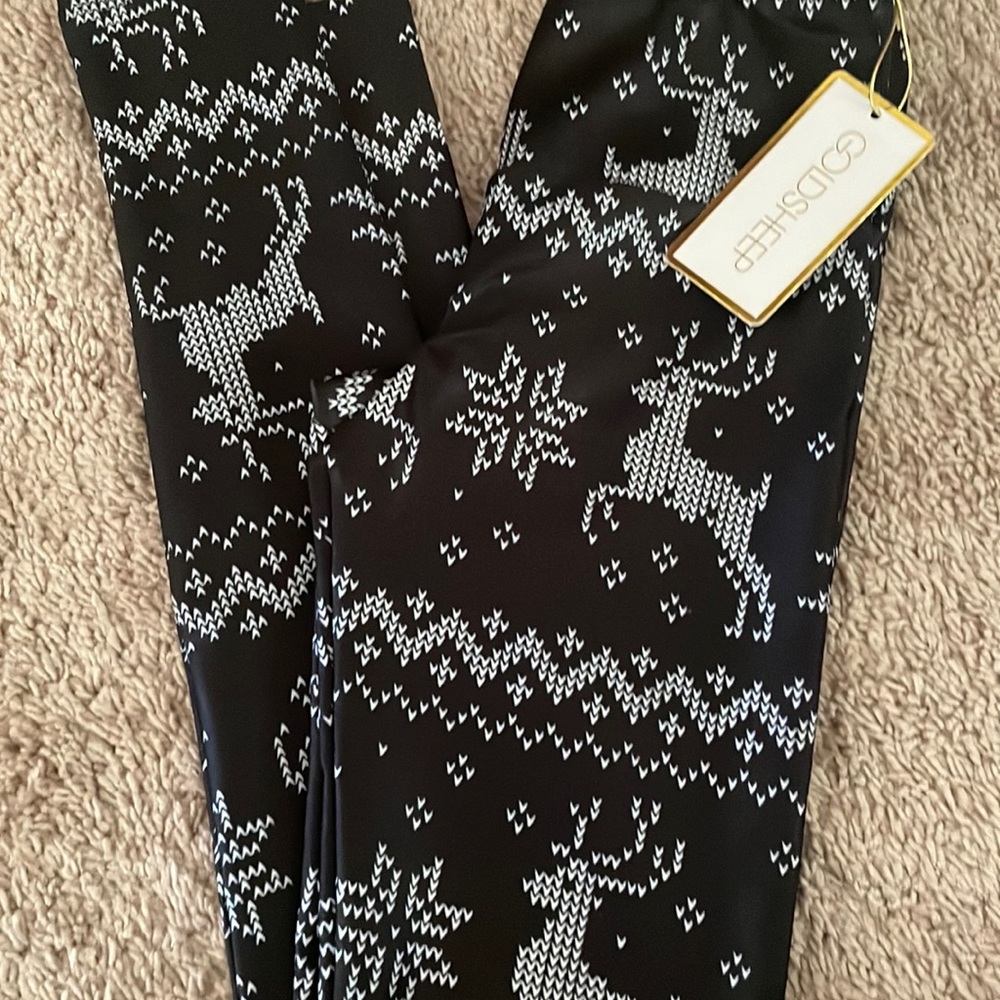 Goldsheep holiday leggings